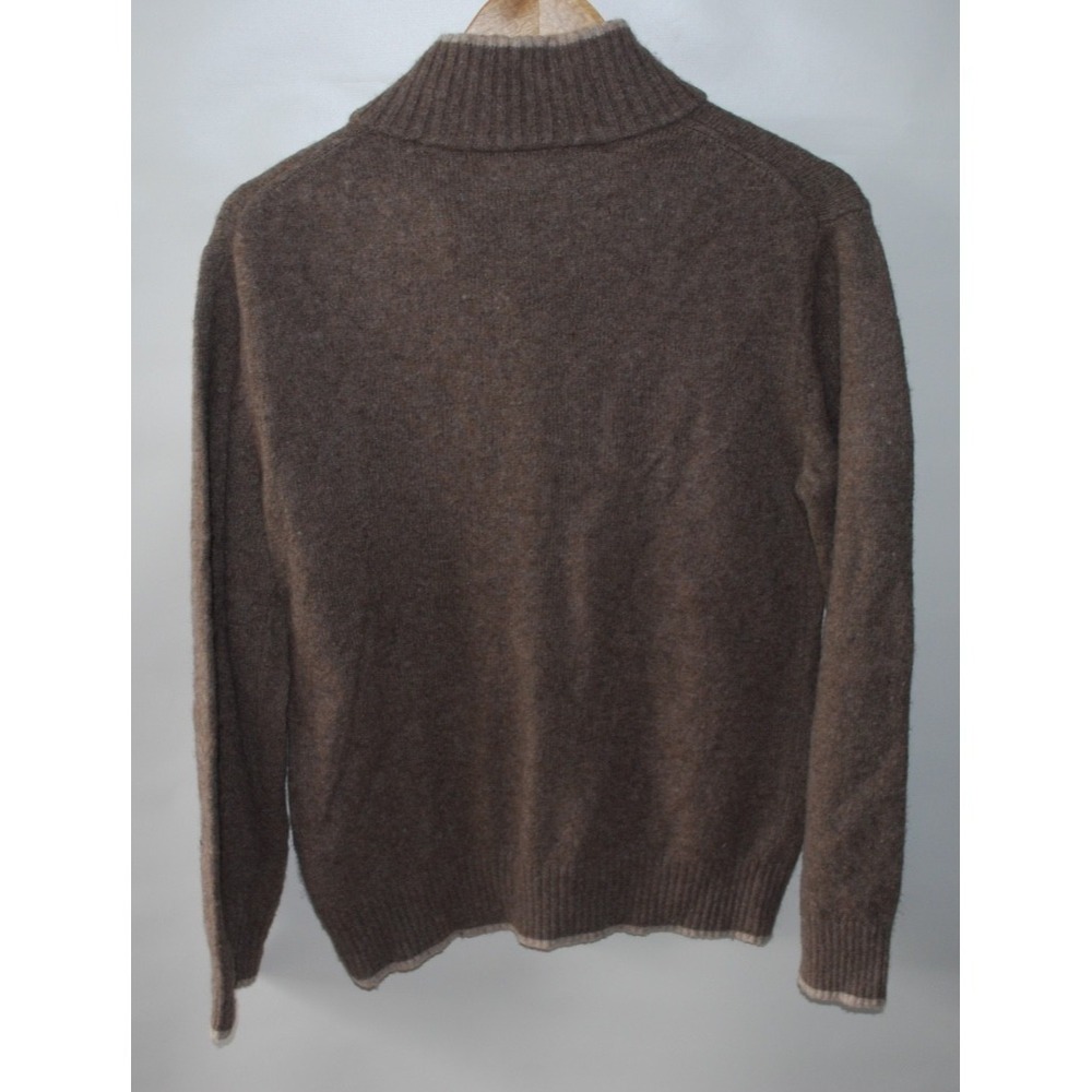 Patagonia Men's Wool Nylon 1/4 Zip Sweater Brown Medium – Used, Fuzz Wear - Picture 5 of 6